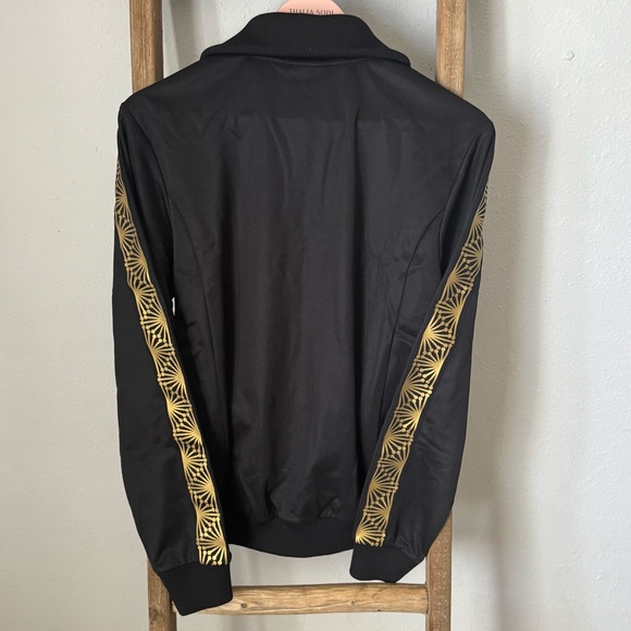 New Adidas Originals Mexico Black Gold Track Top Jacket size small 
Zip up - Picture 9 of 12